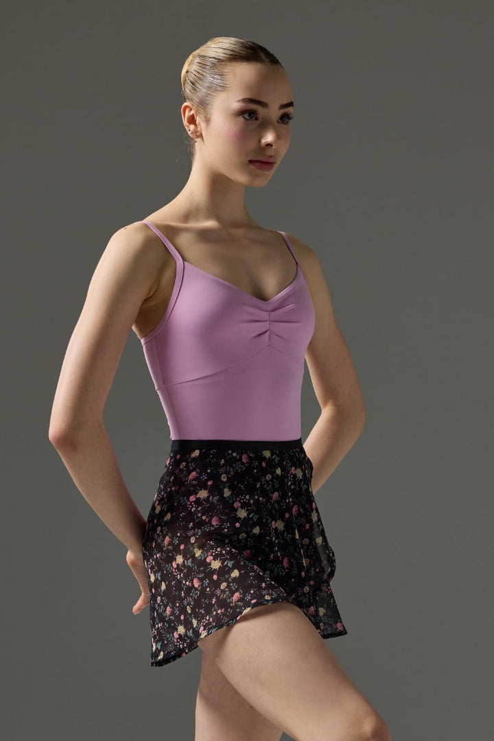 ROSINA SHORT FLORAL WRAP SKIRT