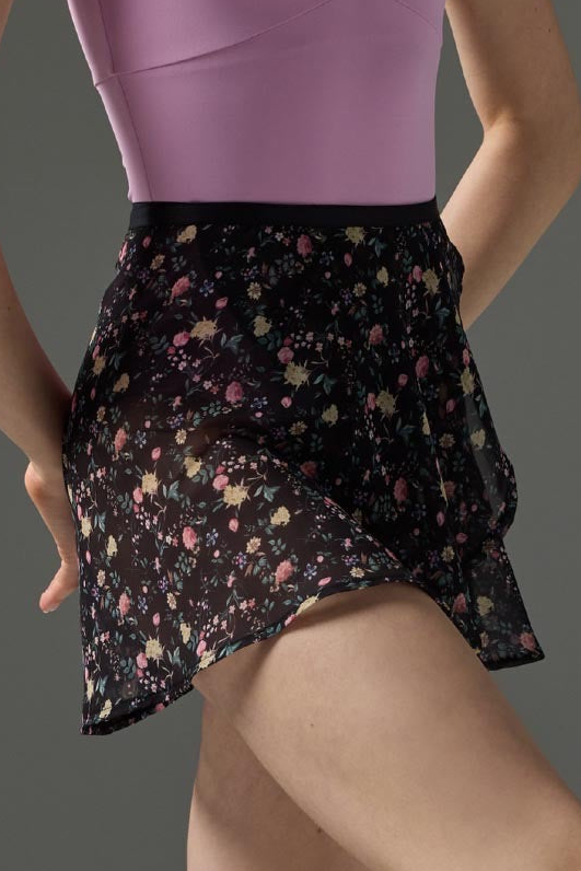 ROSINA SHORT FLORAL WRAP SKIRT