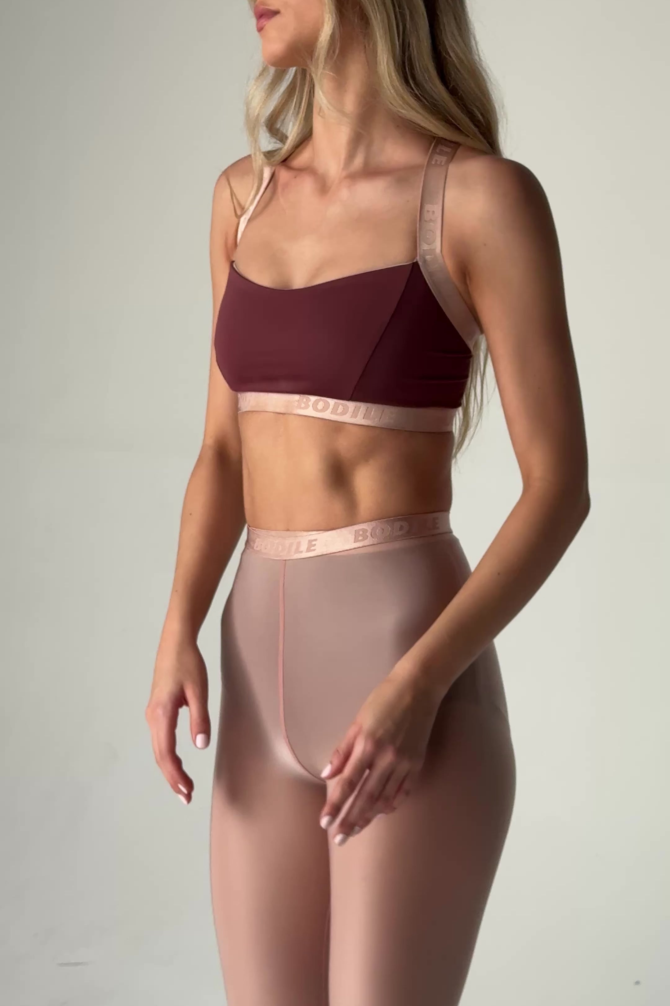 バレエ Bodile BODY GLOSS CROP XS/S SHERBET BODY GLOSS CROP – BODILE