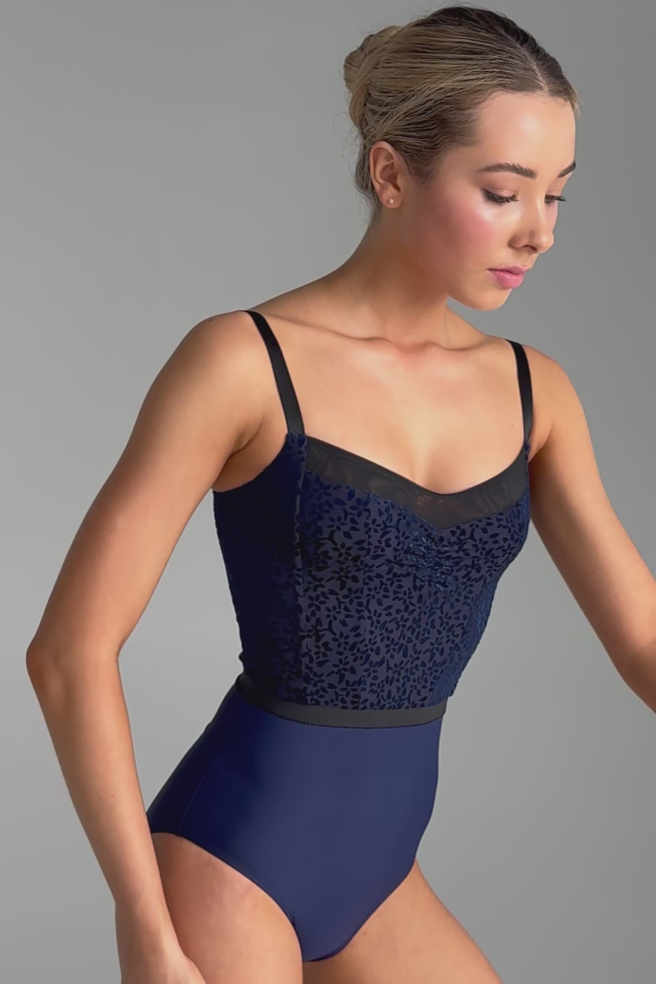 OPHELIA LEOTARD | NOIR BLOOM – BODILE