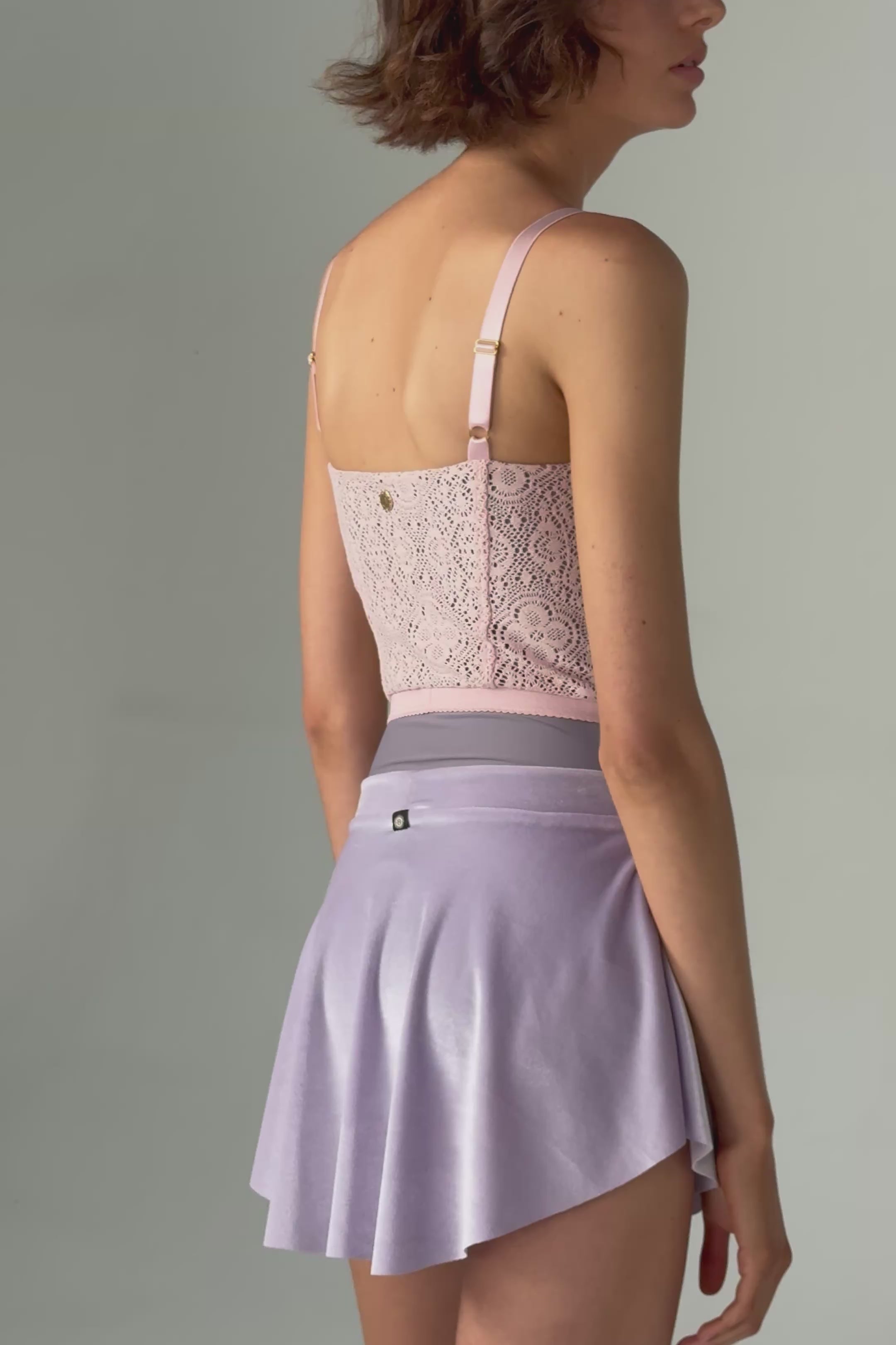 Bodile Velvet Skirt Mink SM - メルカリ